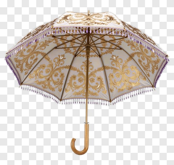 Elegant Decorative Umbrella PNG