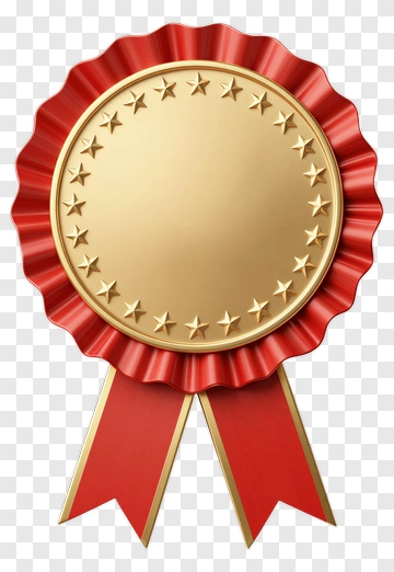 Gold Medal Award Ribbon PNG