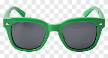 Green Sunglasses PNG