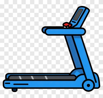 Blue Treadmill PNG