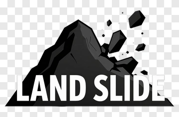 Landslide Graphic Illustration PNG