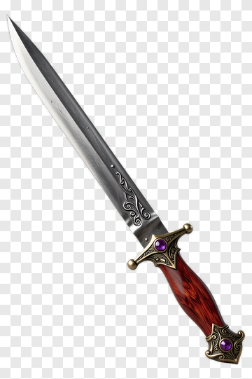 Decorative Fantasy Dagger PNG