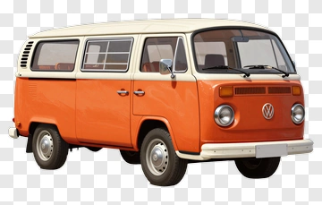 Vintage Volkswagen Van PNG