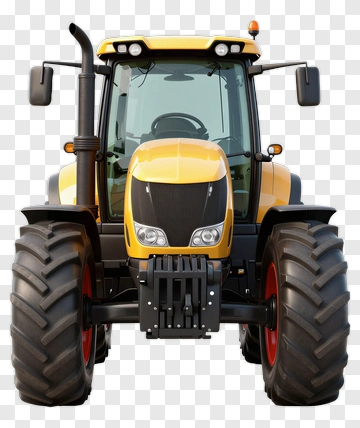Yellow Tractor PNG