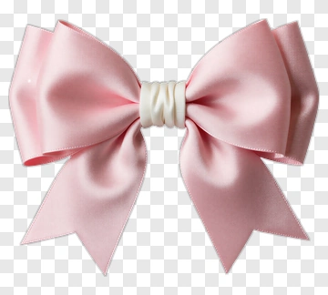 Pink Satin Bow PNG