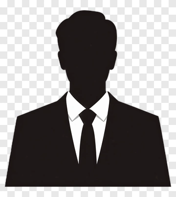 Businessman Silhouette In Suit And Tie PNG