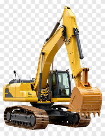 Excavator Heavy Machinery PNG