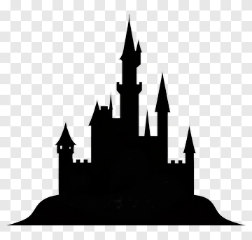 Silhouette Castle PNG