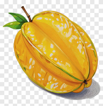 Colorful Starfruit PNG