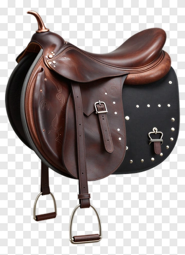 Brown Leather Saddle PNG
