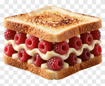 Raspberry Cream Sandwich PNG