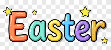 Easter Celebration Text PNG