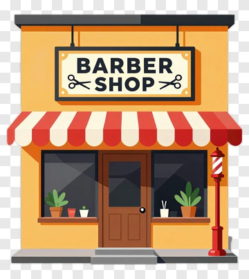 Barber Shop Exterior PNG