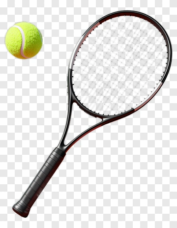 Tennis Racket And Ball PNG