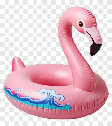 Pink Flamingo Pool Float PNG