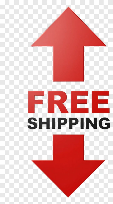 Free Shipping Sign With Upward And Downward Arrows PNG