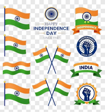 Indian Independence Day Celebration Graphics PNG