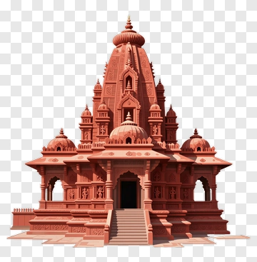 Hindu Temple Structure PNG