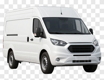 White Delivery Van PNG