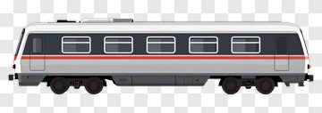 Train Car With Red Stripe PNG