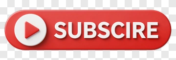 Red Subscribe Button PNG