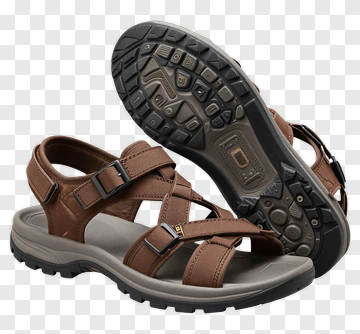 Brown Hiking Sandals PNG