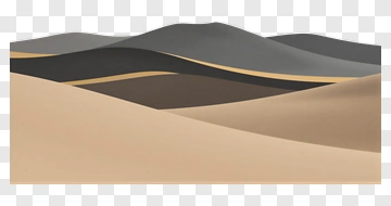 Abstract Desert Landscape PNG