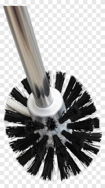 Toilet Brush With Black Bristles PNG