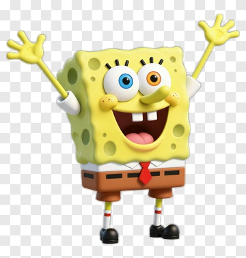 Spongebob Squarepants Smiling And Waving PNG
