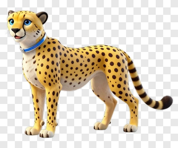 Cartoon Cheetah PNG
