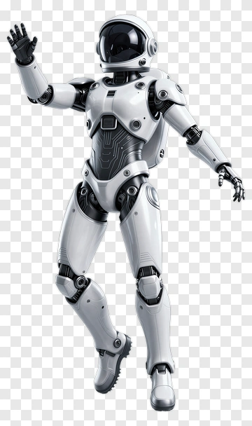 3D Robot Waving PNG