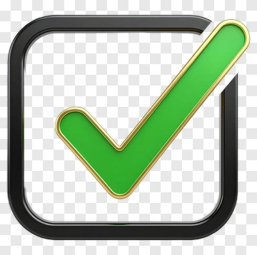 Green Check Mark Icon PNG