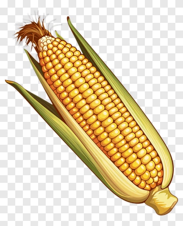 Yellow Corn On The Cob PNG