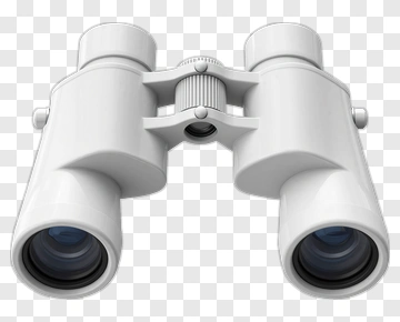 White Binoculars PNG