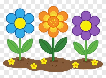 Colorful Flower Bouquet PNG