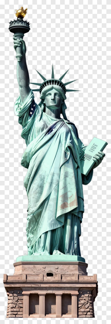 Statue Of Liberty Holding A Torch PNG