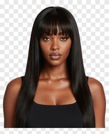 Woman With Long Straight Hair PNG