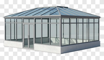 Modern Glass Conservatory PNG