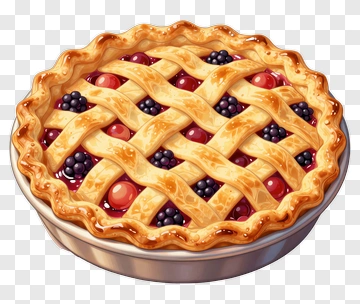 Delicious Berry Pie PNG