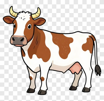 Cartoon Cow PNG