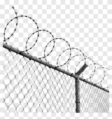 Barbed Wire Fence PNG