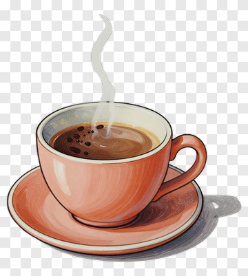 Coffee Cup With Steam PNG