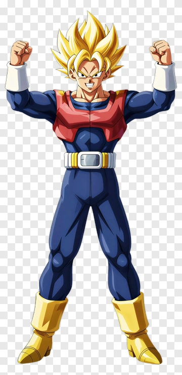 Super Saiyan Character With Yellow Hair PNG