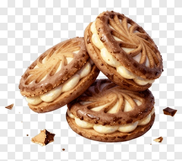 Chocolate Cream Sandwich Cookies PNG