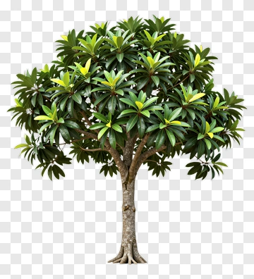 Green Tree With Lush Leaves PNG