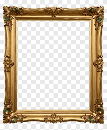 Ornate Gold Frame PNG