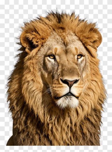 Lion Portrait PNG