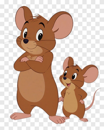 Cartoon Mice Characters PNG