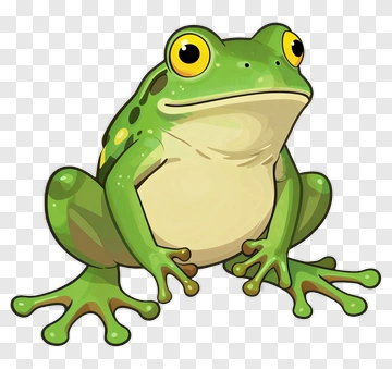 Cartoon Frog PNG