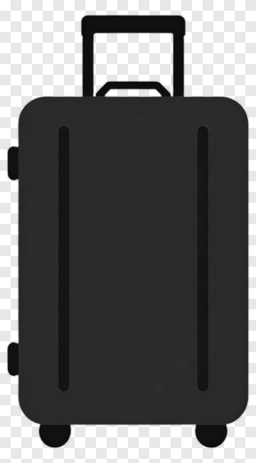 Black Luggage Suitcase PNG